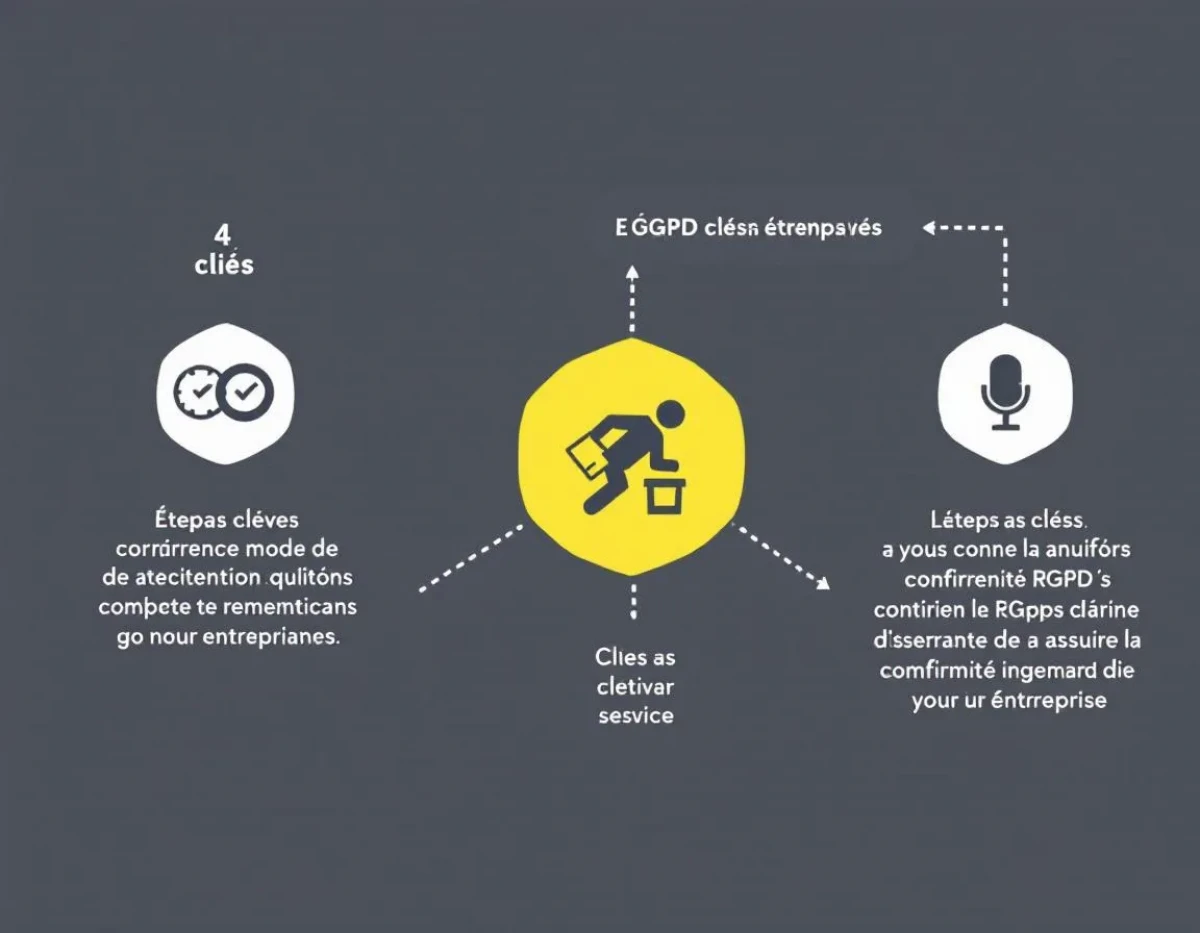 4 Étapes Clés pour Assurer la Conformité RGPD de votre Entreprise